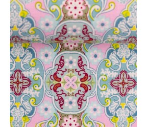 Baumwolle - Julia Ornamente rosa